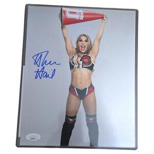 Thea Hail Chase University Autographed WWE/NXT Wrestling 8x10 Photo COA Included